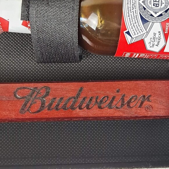 Budweiser Grill Kit In Aluminum Trimmed Case Spatula Basting Brush Logo - Picture 10 of 14